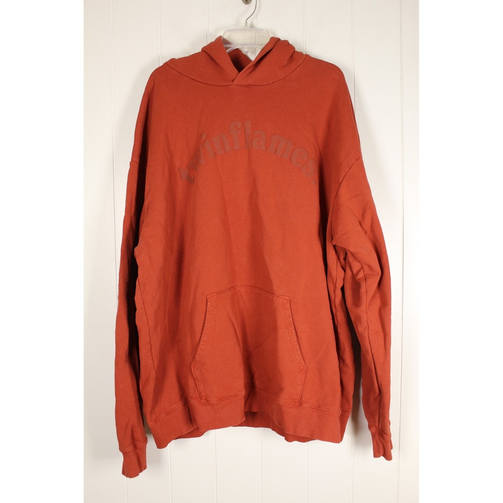 twinflames. Men's 3XL Marron Heavy Weight Hoodie Sweatshirt